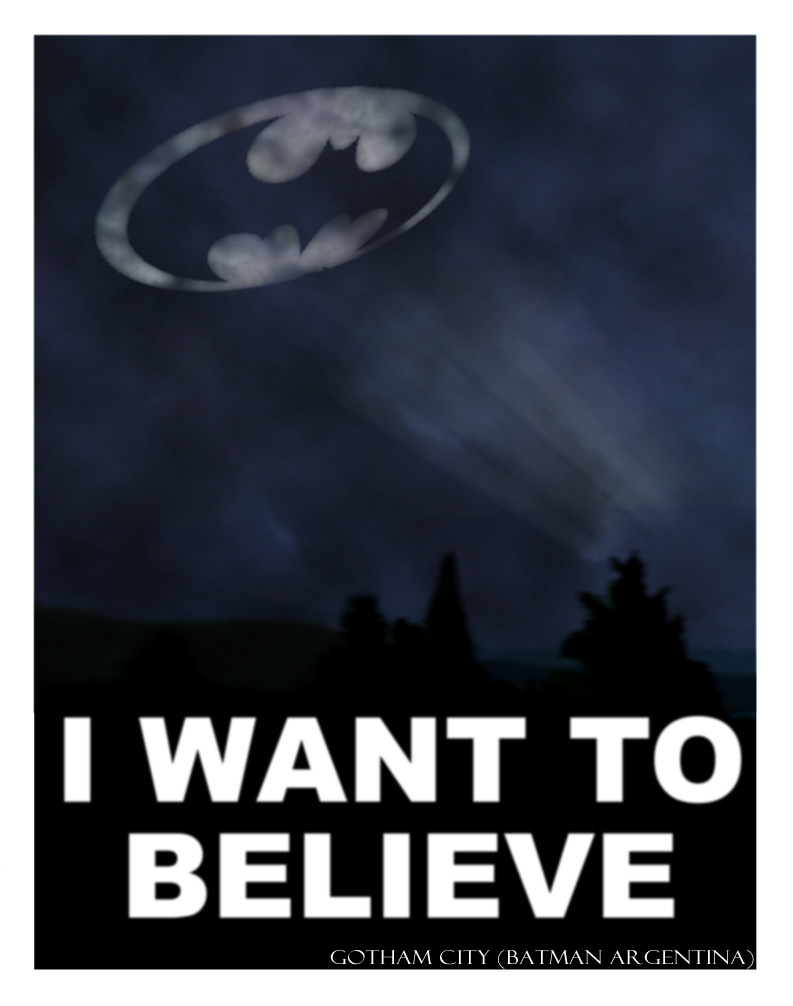 I want to believe in Batman