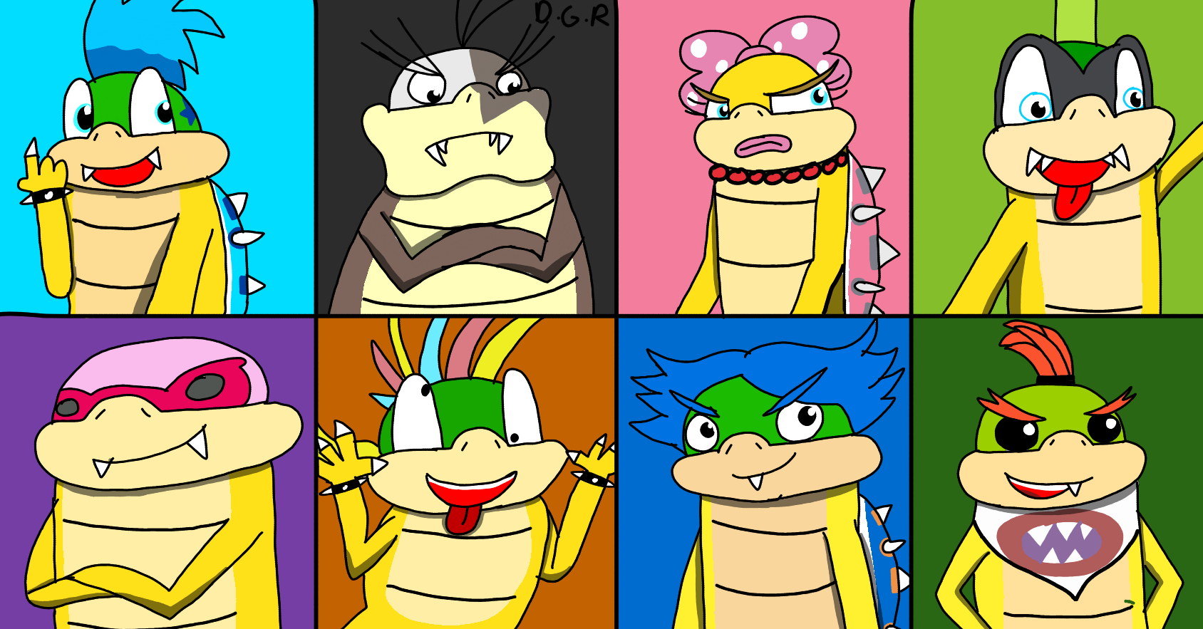 Koopalings By DragonGirlRoar On DeviantArt koopalings-by-dragongirlroar-on-deviantart