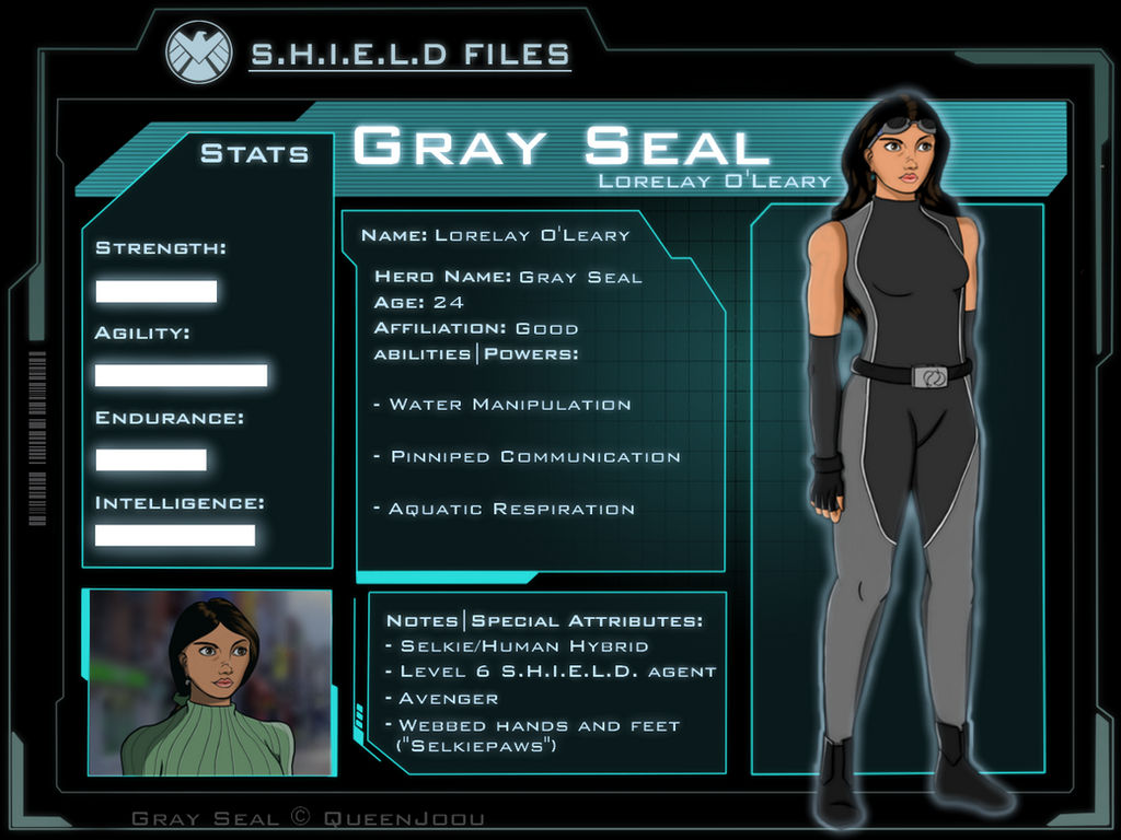 Marvel OC Gray Seal S.H.I.E.L.D. File by QueenJoou on DeviantArt Marvel OC Gray Seal S.H.I.E.L.D. File by QueenJoou on DeviantArt