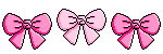 Pink ribbons row by anineko on DeviantArt