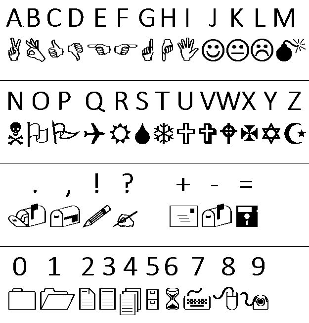 Winding Language Wingdings Font Wingdings Font's Secret Messages | Snopes.com