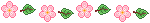 Cherry blossom (sakura) - divider by anineko