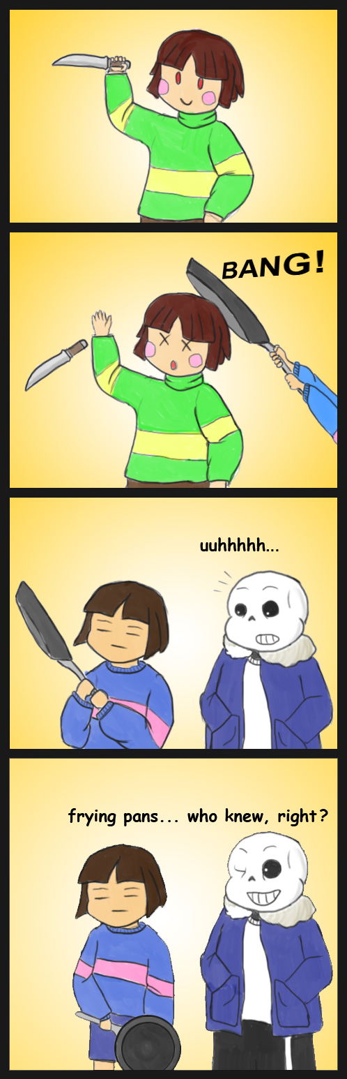 Undertale frying pans by The-Great-Pipmax on DeviantArt