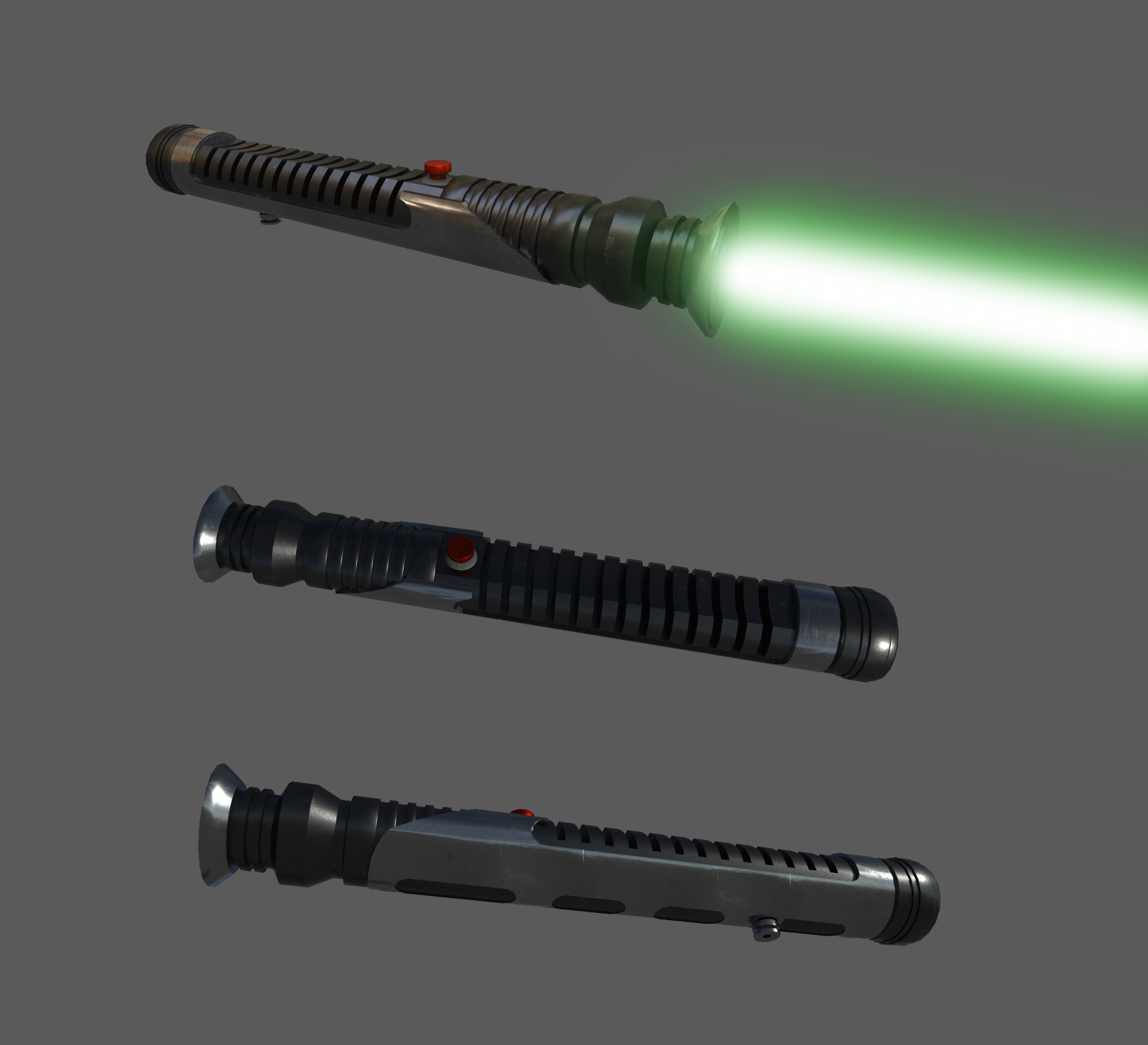 Qui-Gon Jinn's Lightsaber - Download Free 3D model by art_em (@art_em)  [6a9aece]