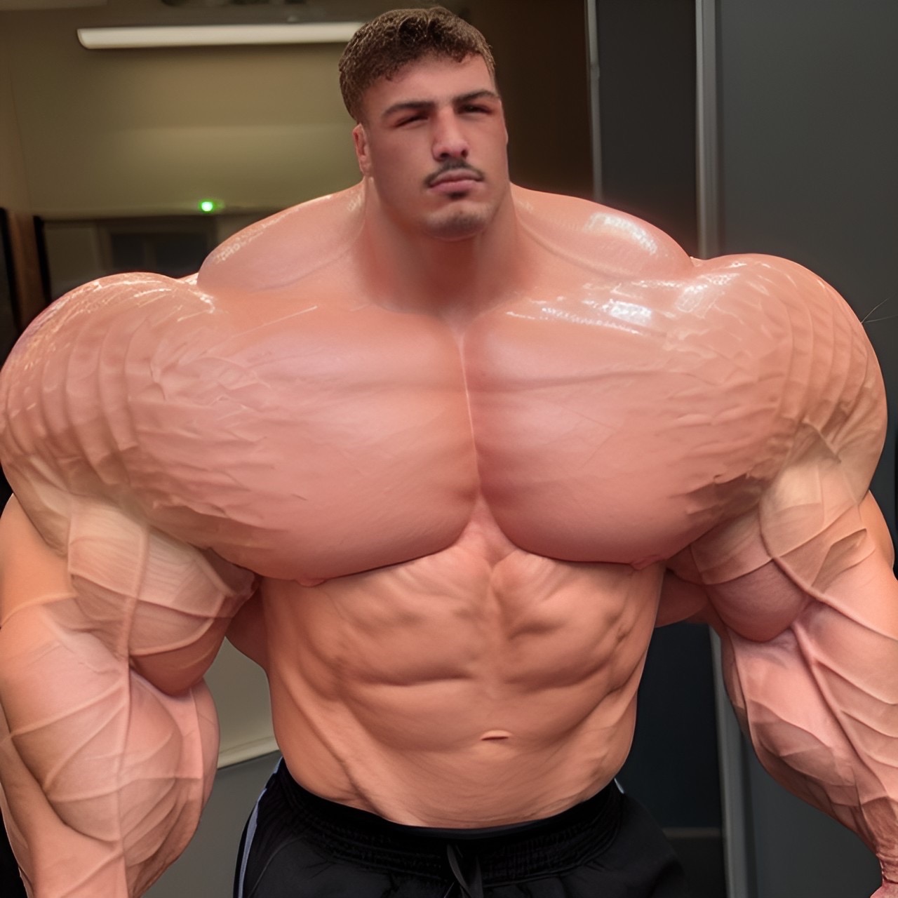 Muscle Roid Beast Roided Musclefreak by AI-Muslephantasies on DeviantArt