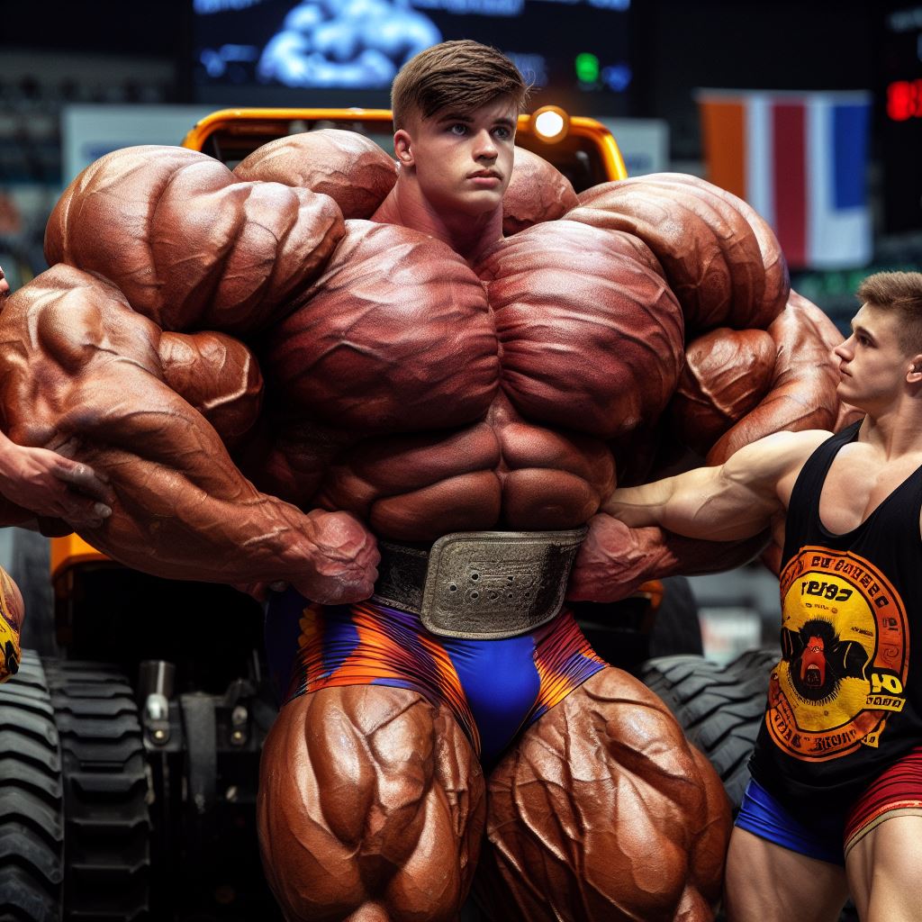 Bodybuilding Deviantart His muscles are incredibly huge and hard as steel by AI-Muslephantasies ...