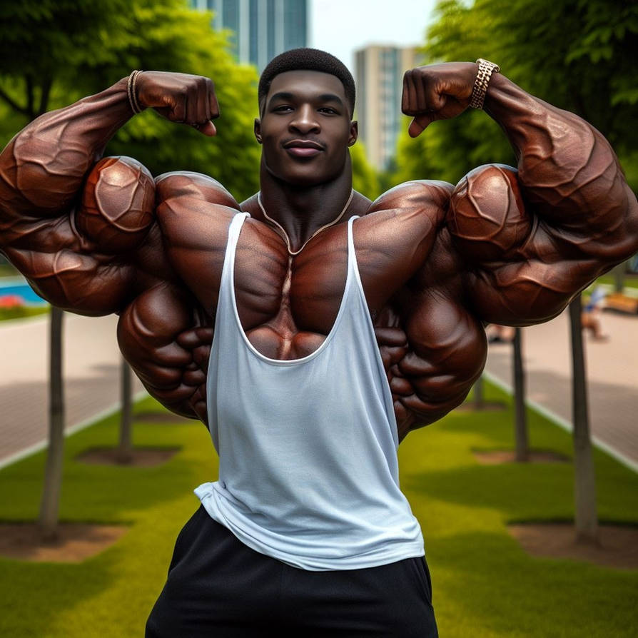 Musche Inart BBM = Big Black Muscle by AI-Muslephantasies on DeviantArt