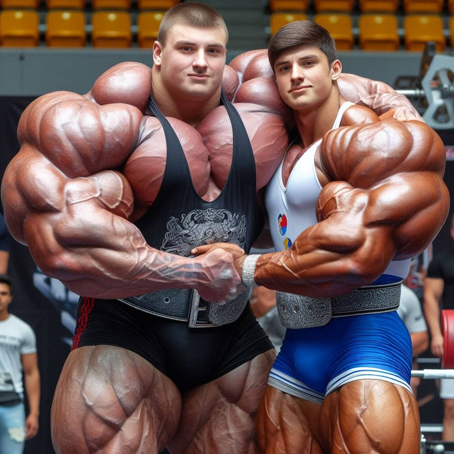 Lifterx Colossal teen Powerlifter gets admired 7 by AI-Muslephantasies on ...