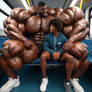 Huge teen Muscleboys using public Transport 22