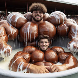 Muscleteens love to have a Bath in their own Cum13