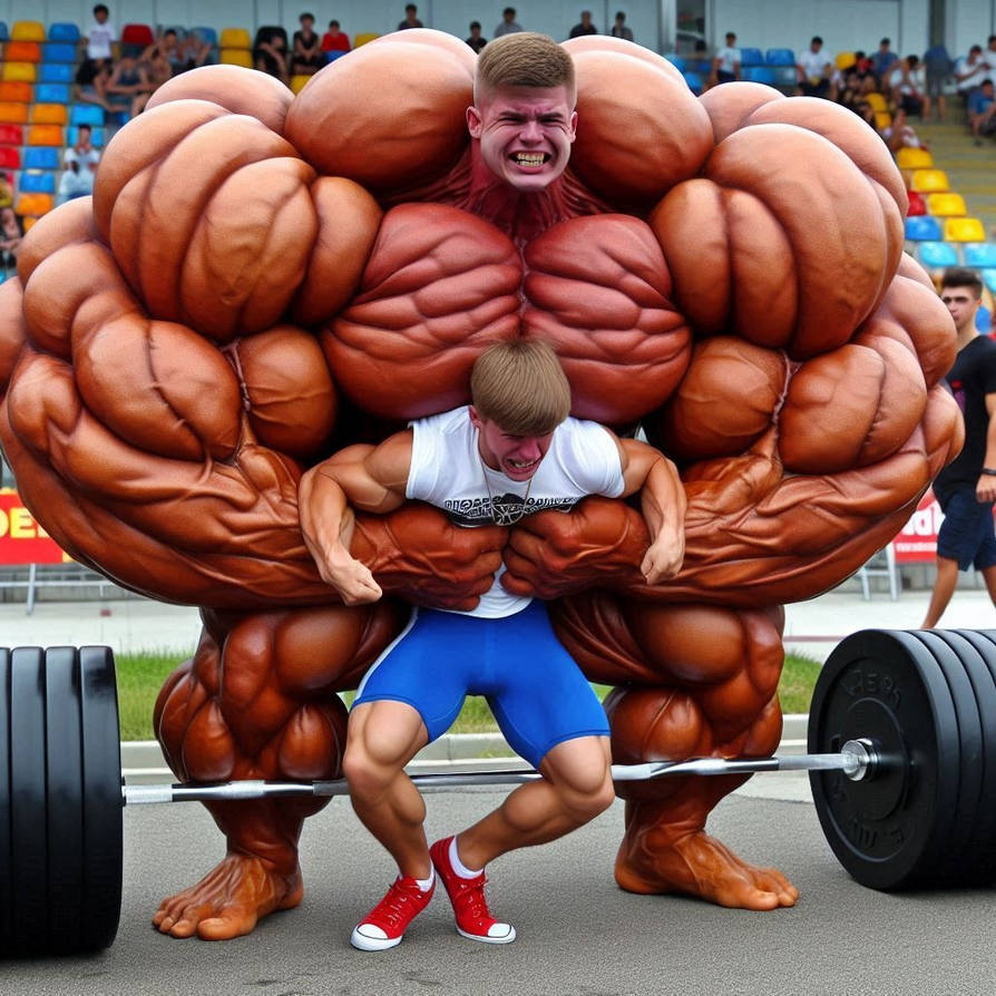 Mega Muscles Create 'n Yeah Boy, feel my huge and strong Megamuscles 5 by AI-Muslephantasies ...