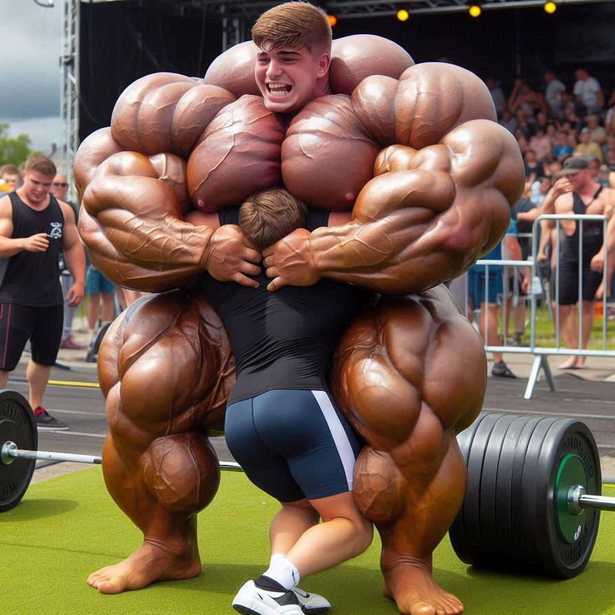 Mega Muscles Create 'n Yeah Boy, feel my huge and strong Megamuscles 9 by AI-Muslephantasies ...