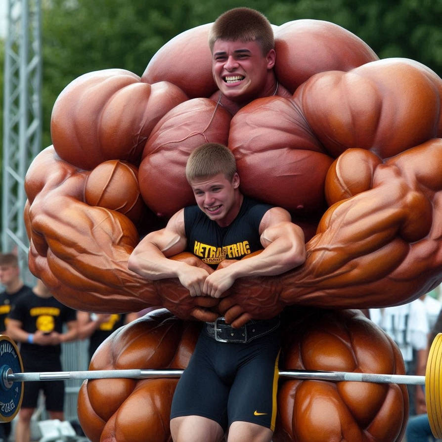 Mega Muscles Create 'n Yeah Boy, feel my huge and strong Megamuscles 10 by AI-Muslephantasies ...