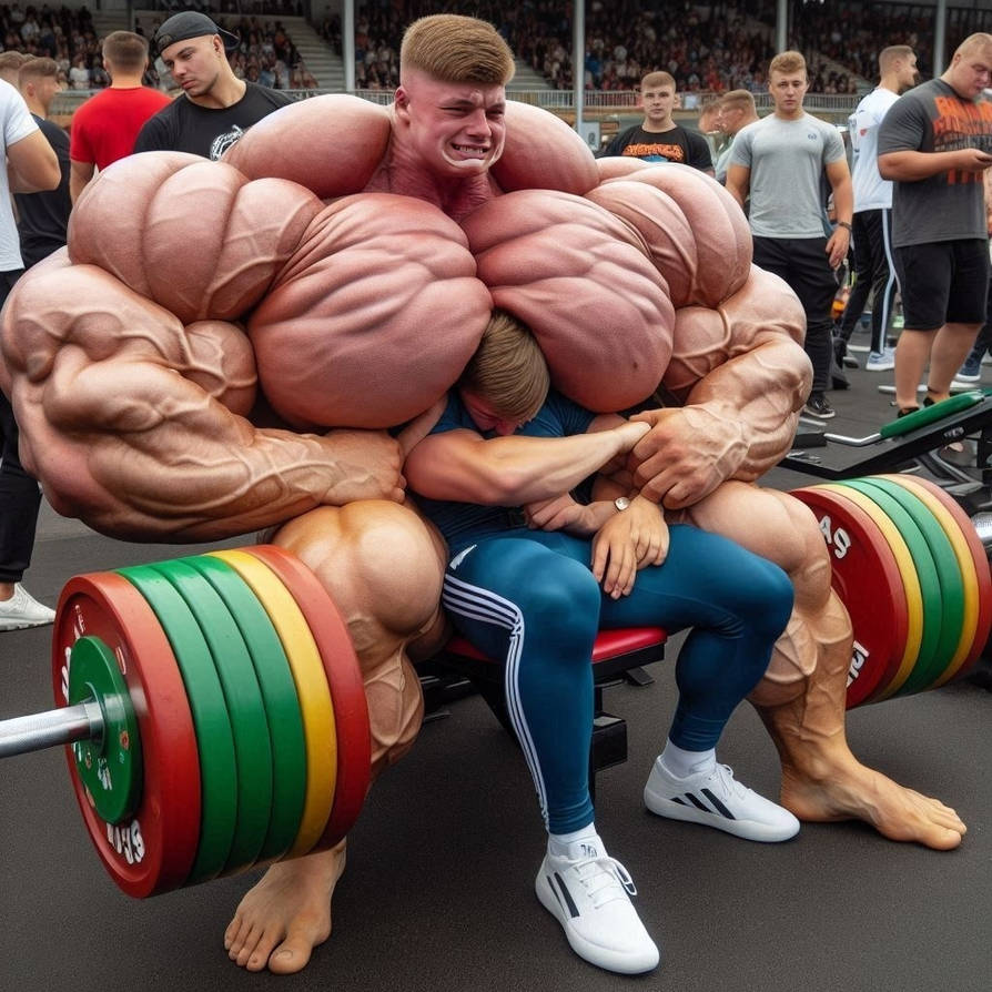 Mega Muscles Create 'n Yeah Boy, feel my huge and strong Megamuscles 11 by AI-Muslephantasies ...