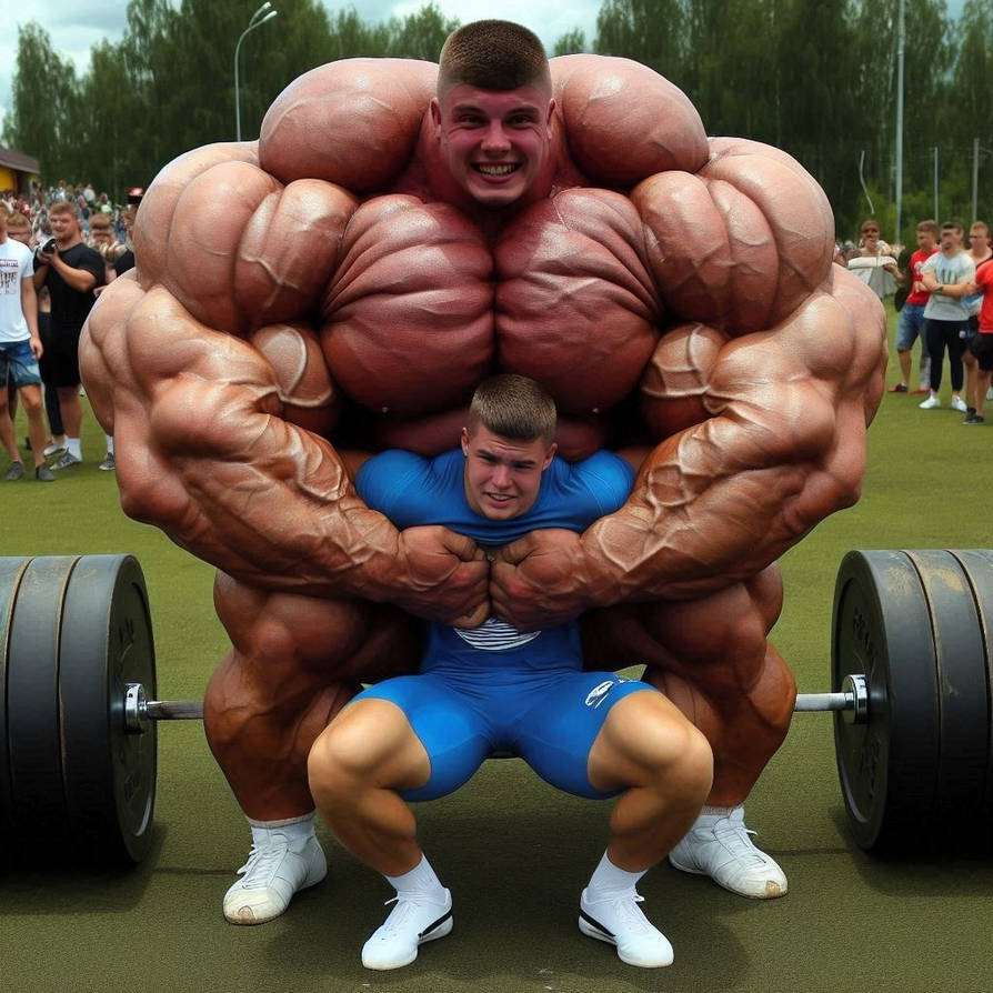 Mega Muscles Create 'n Yeah Boy, feel my huge and strong Megamuscles 13 by AI-Muslephantasies ...