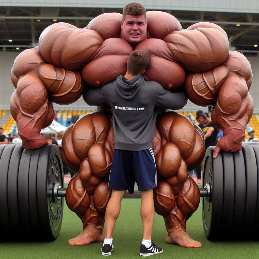 Mega Muscles Create 'n Yeah Boy, feel my huge and strong Megamuscles 17 by AI-Muslephantasies ...