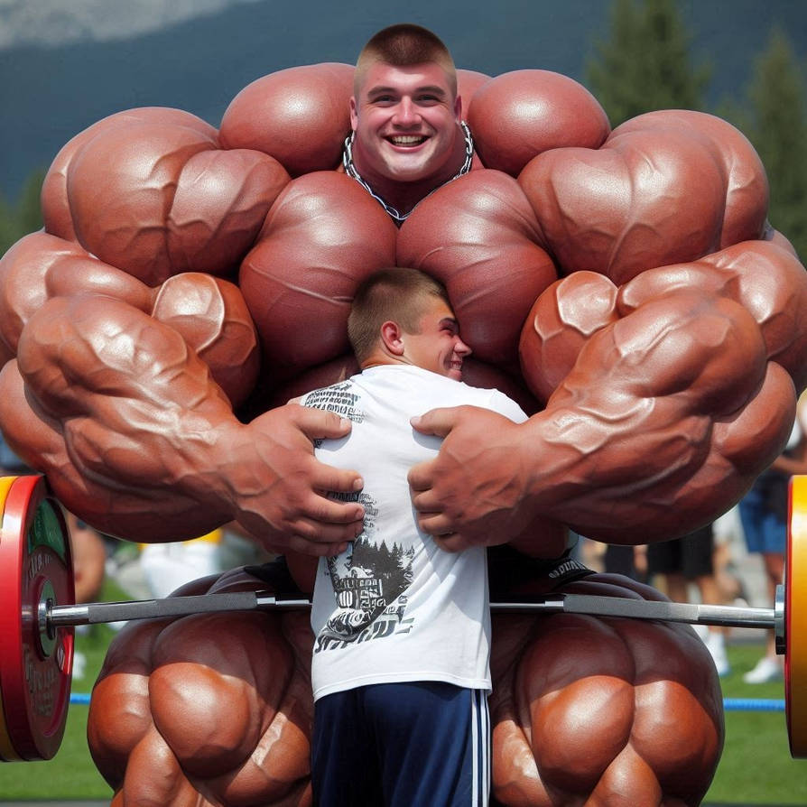 Mega Muscle Yeah Boy, feel my huge and strong Megamuscles 19 by AI-Muslephantasies ...