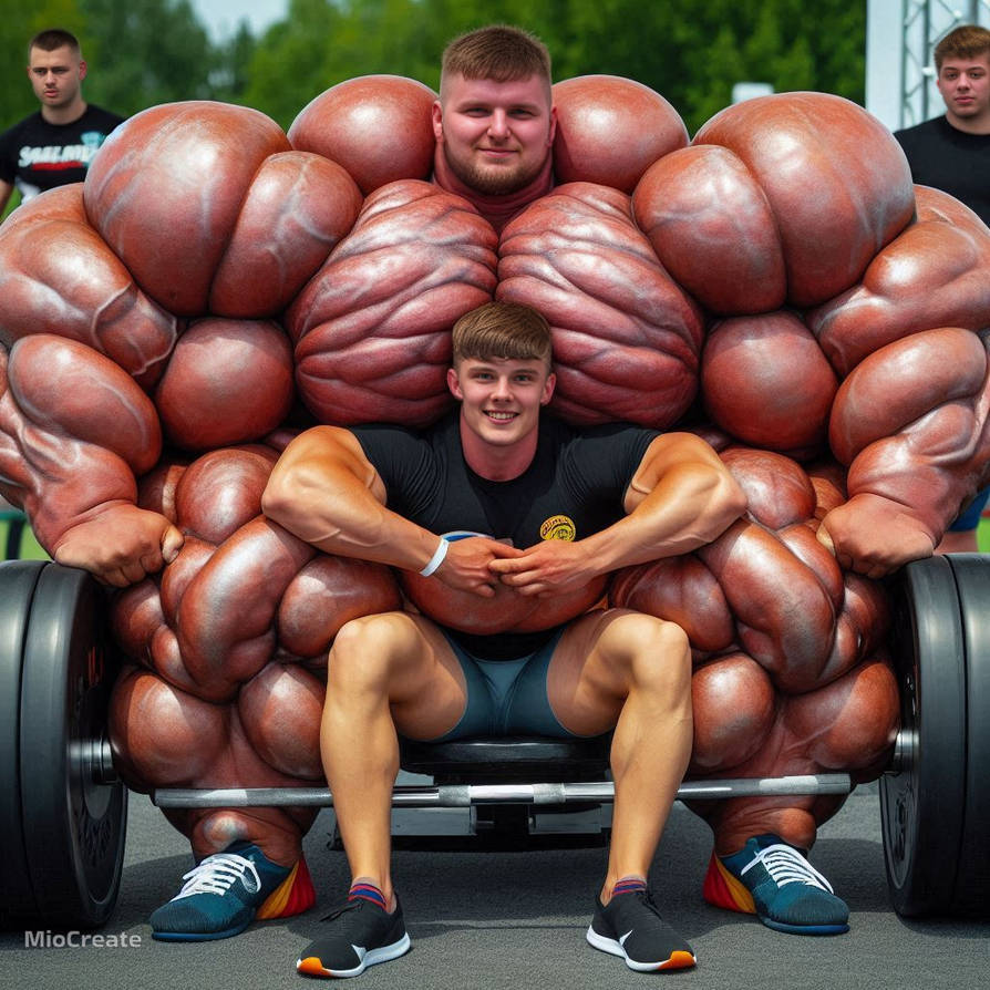 Mega Muscles Create 'n Yeah Boy, feel my huge and strong Megamuscles 21 by AI-Muslephantasies ...
