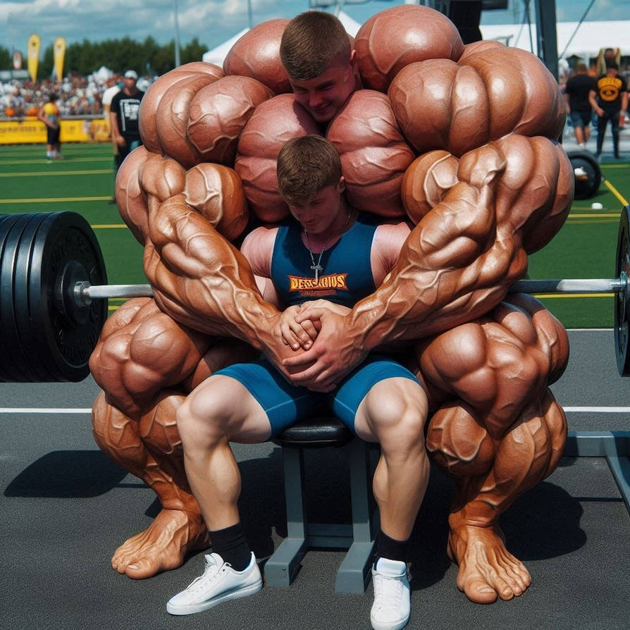 Mega Muscle Yeah Boy, feel my huge and strong Megamuscles 24 by AI-Muslephantasies ...