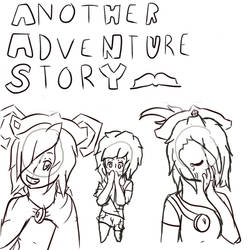 Another Adventure Story-Cover, Lineart