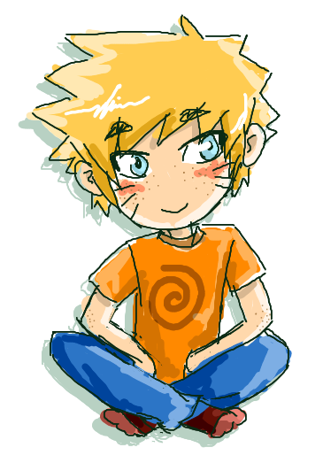 N: naruto doodle