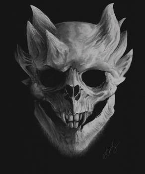 Just a skull painting