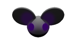 Purple Blinking Mau5head