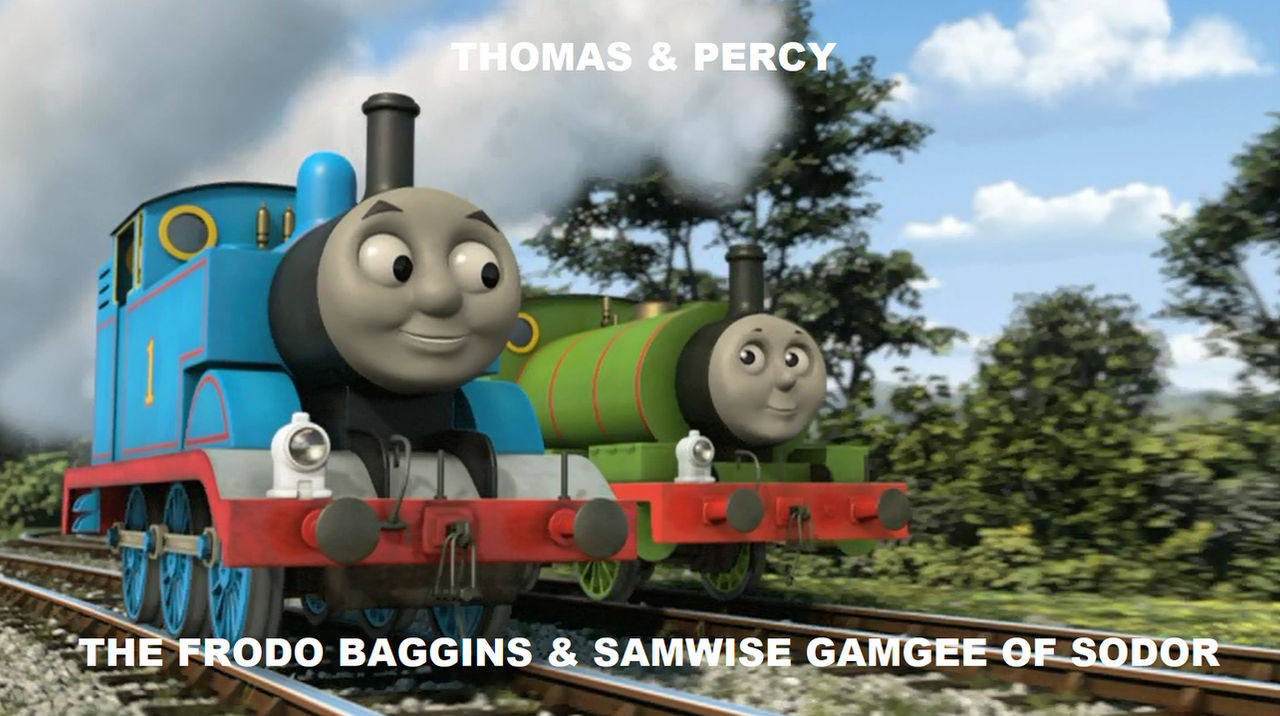Thomas and Percy as Frodo and Sam by JefftheDarkWolf on DeviantArt