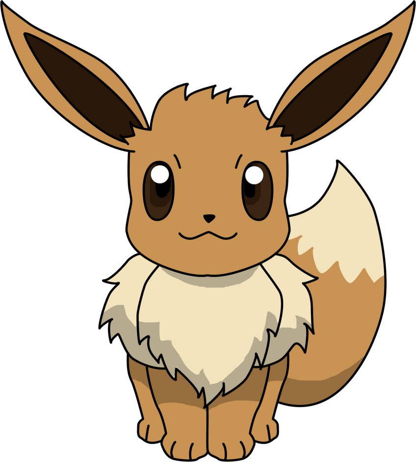 Eevee Sitting PNG by ProteusIII on DeviantArt