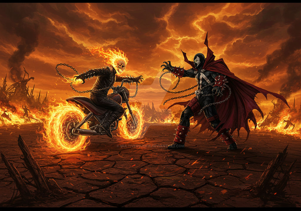Ghost Rider vs Spawn by multiversus616 on DeviantArt
