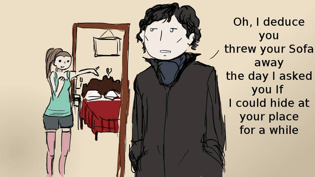 Molly and sherlock...