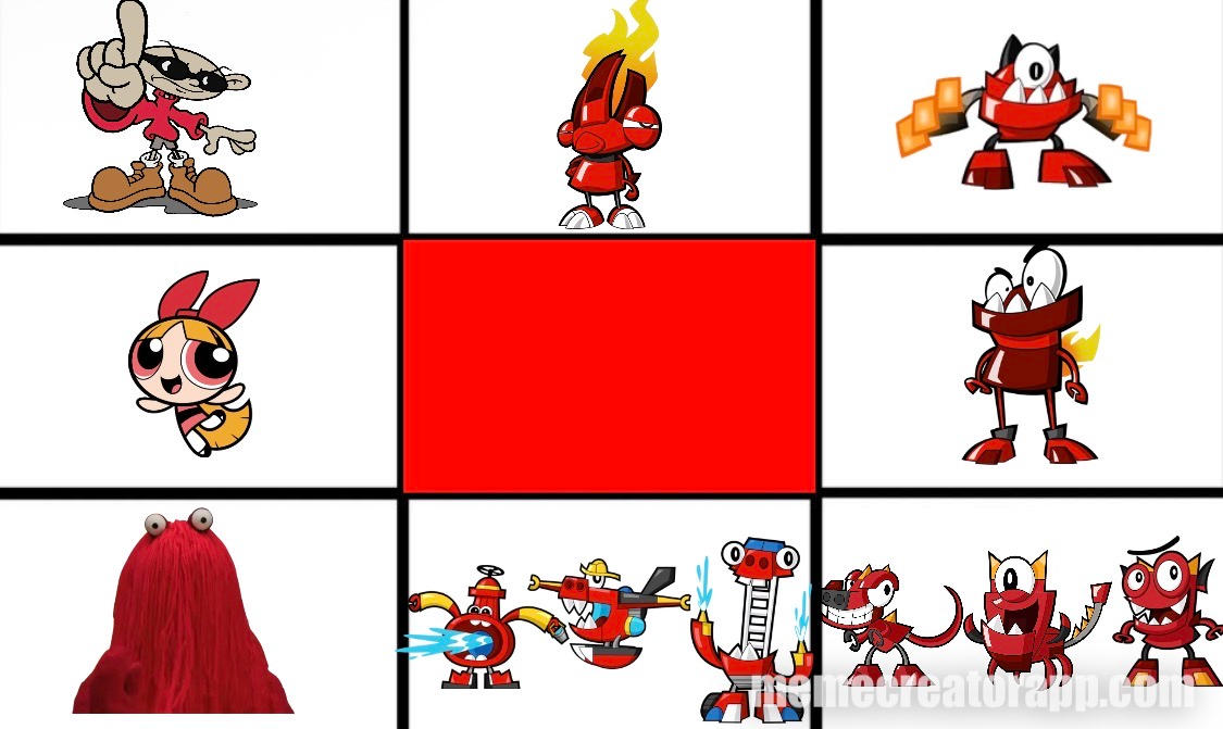 Red 2d Character My favorite red characters by NickySasarak on DeviantArt