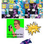 Fake Hank Hill kills Twilight Sparkle with gun