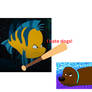 Fake Flounder ready to kill Beanie