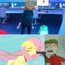 Fake Linus in the Ghetto bullying Fluttershy
