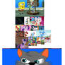 Fake David cusses out Every cartoon characters