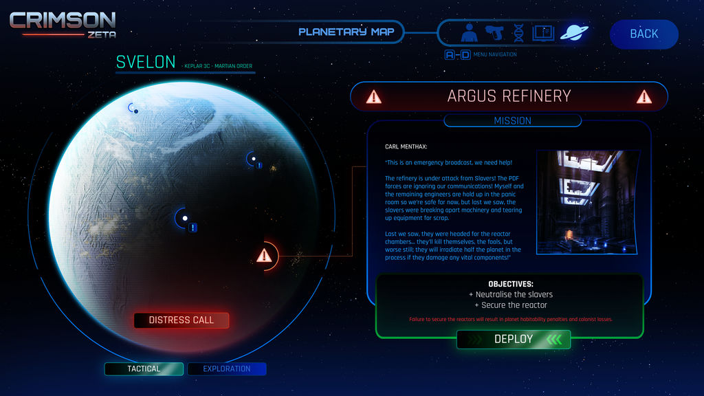 Sci Fi UI: Planet Screen by VigilTurt on DeviantArt