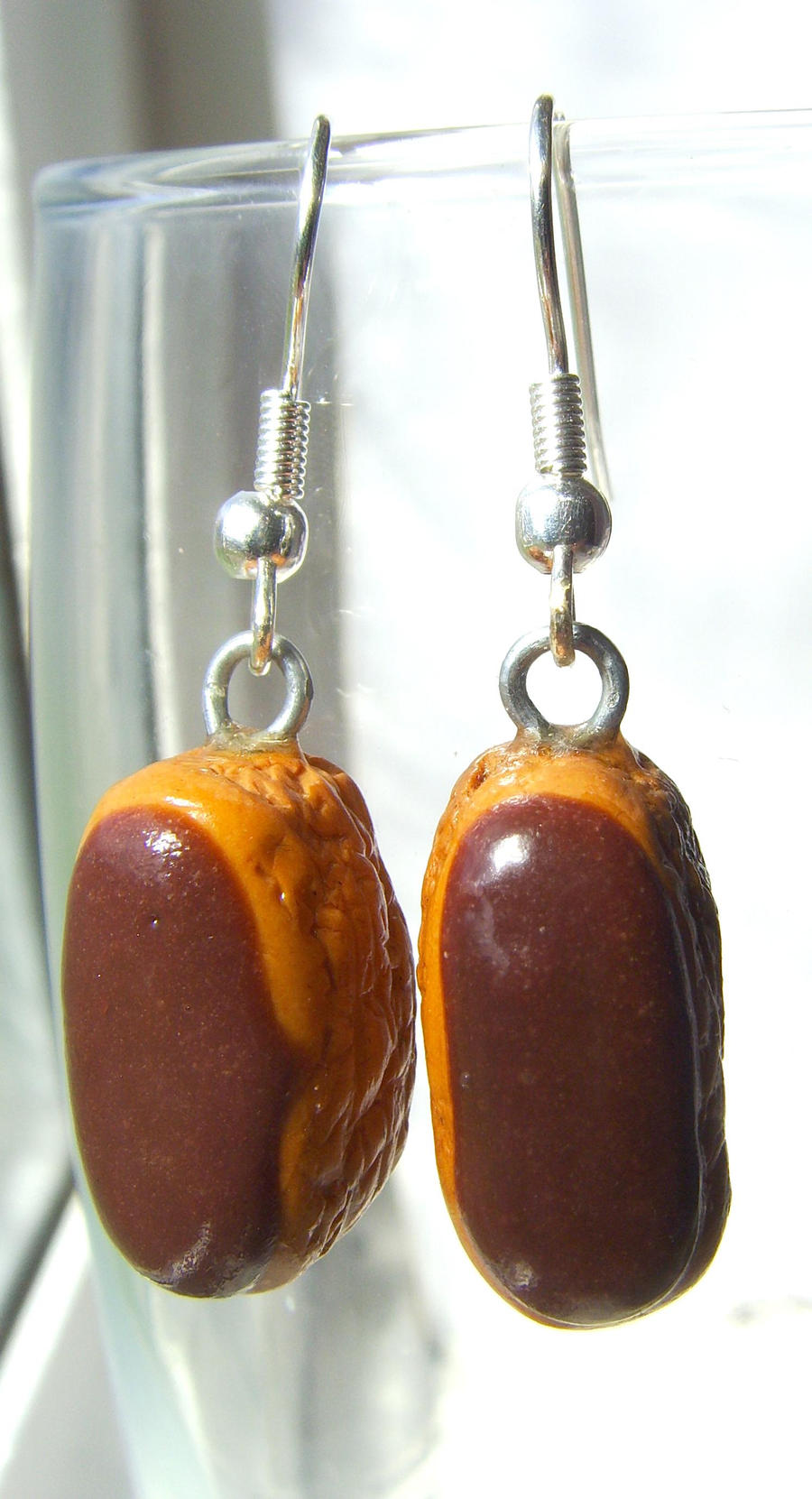 Chocolate Eclair Earrings