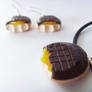 Jaffa Cakes Necklace and Earring Set