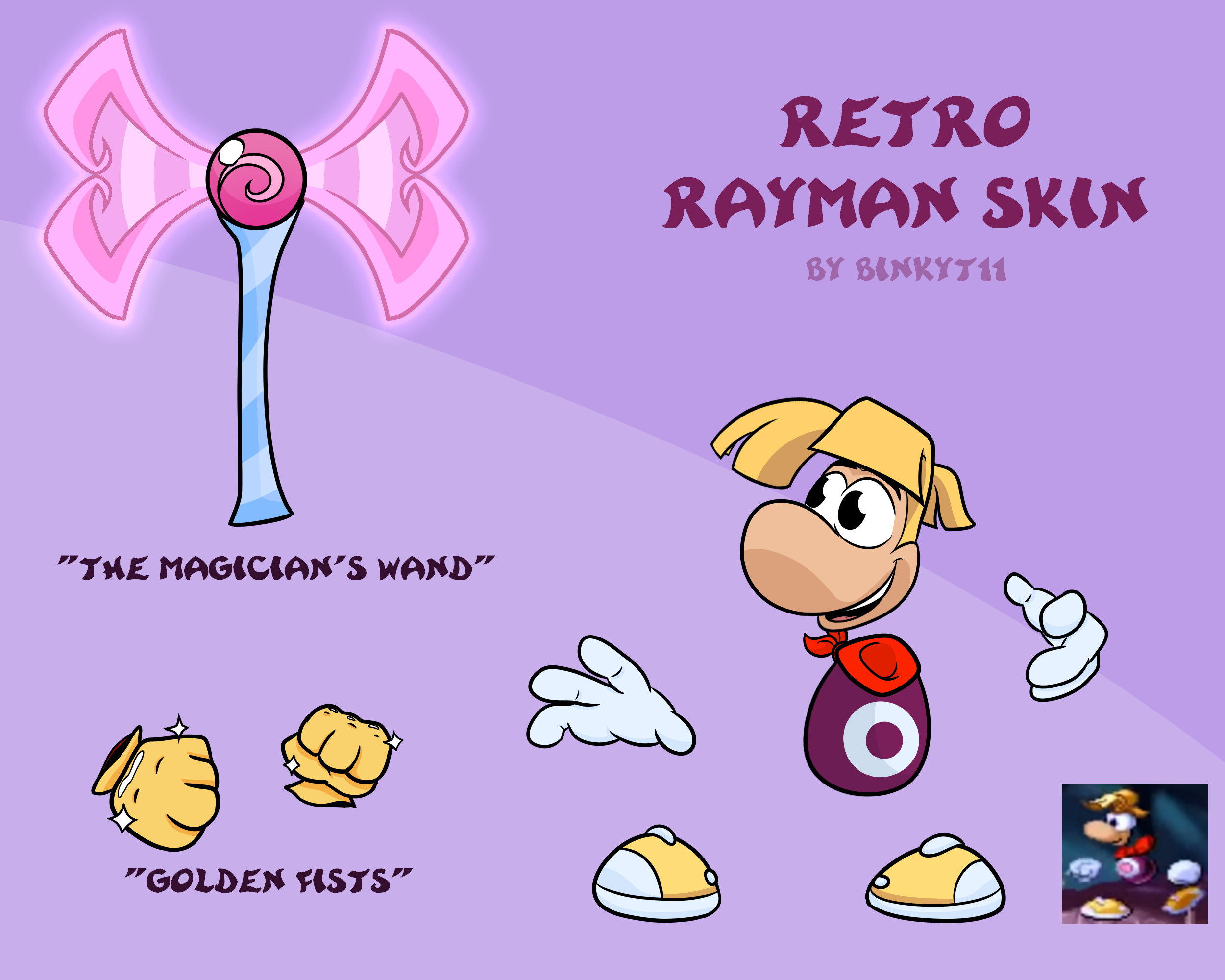 Rayman Legends Character Skins