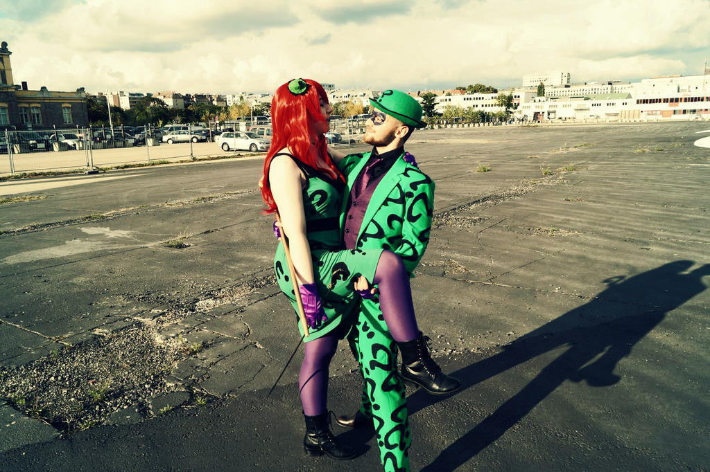 Mr and Mrs Riddler by SandyMisaki on DeviantArt