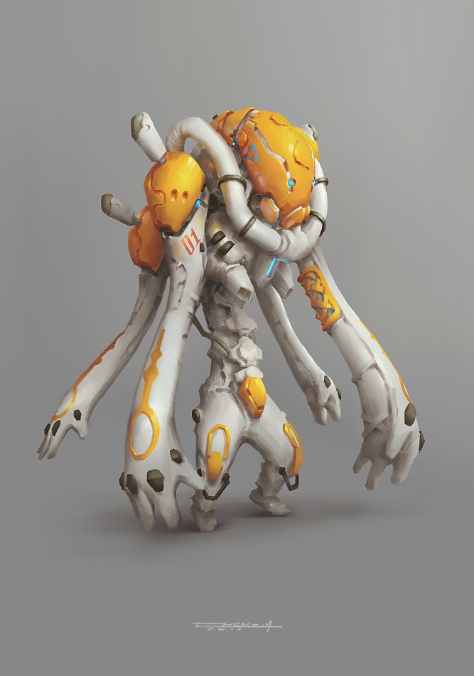 Underwater robot by bluerainCZ on DeviantArt