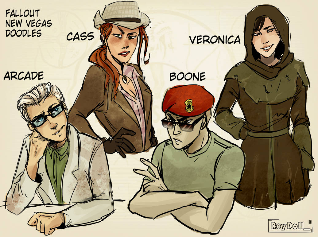 Fallout New Vegas Companions By SlugterraFan123 On DeviantArt Fallout new vegas companions by slugterrafan123 on deviantart