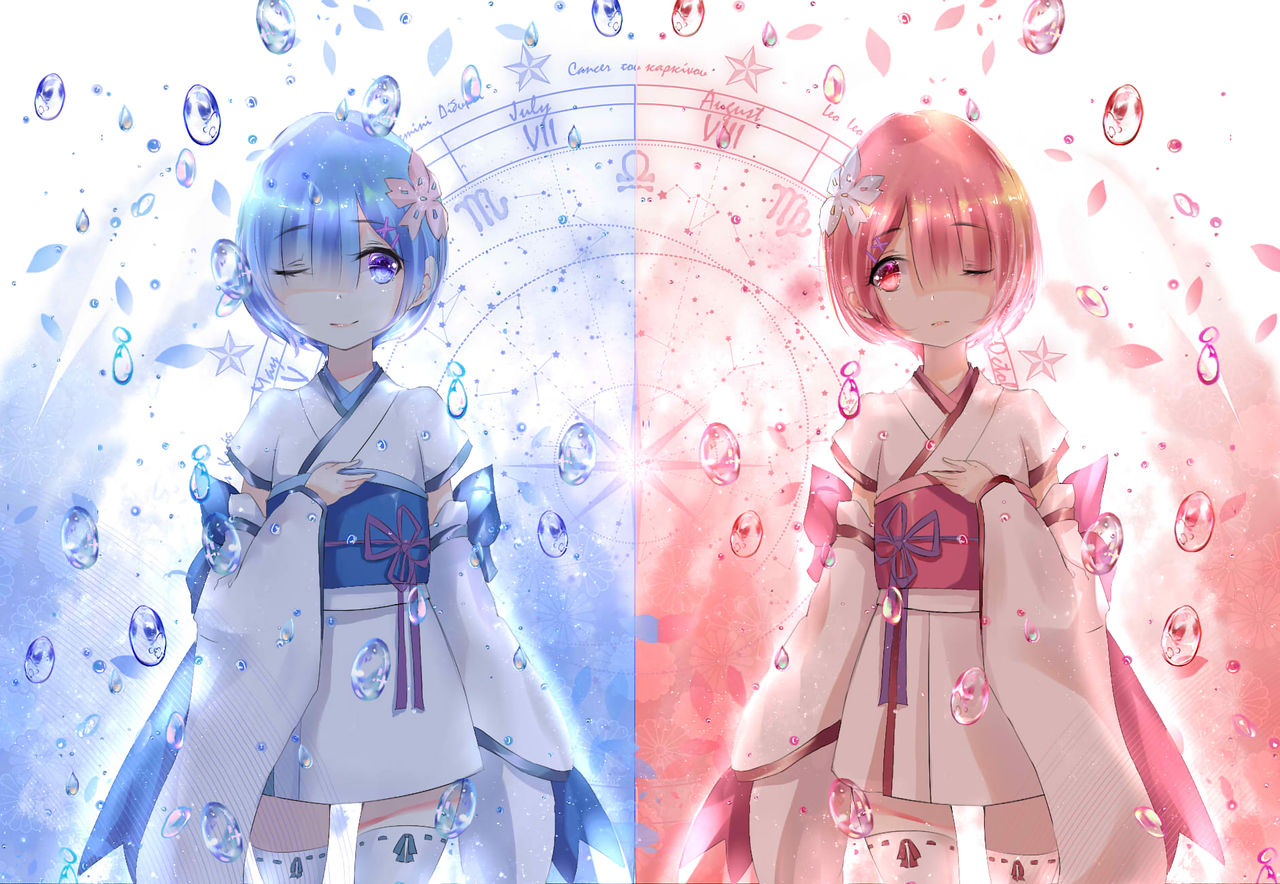 Re Zero Ram And Rem Wallpaper By Fatemagister On Deviantart Re Zero Ram And Rem Wallpaper By Fatemagister On Deviantart