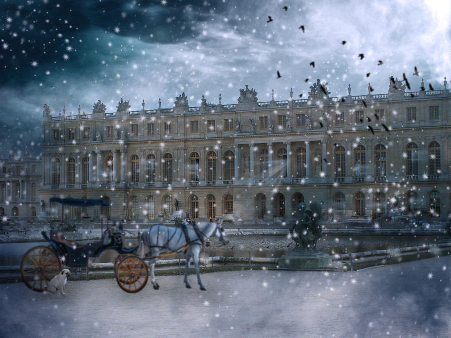 Versailles in the Winter - Premade Background