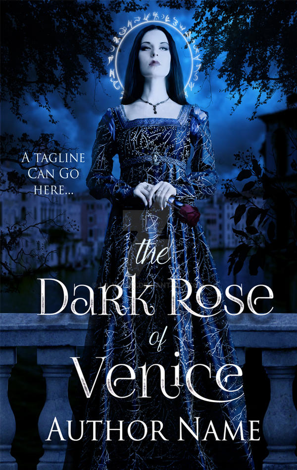 The Dark Rose of Venice - Premade Book Cover