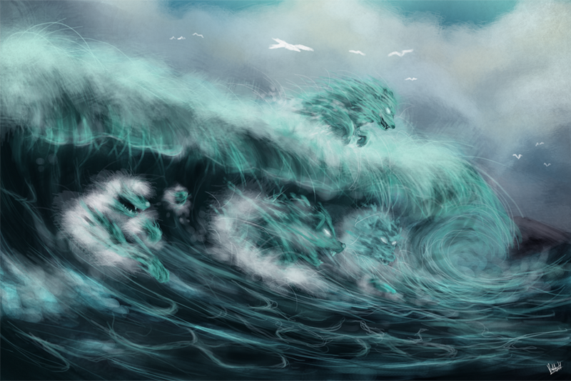 The Raging Sea Wolfs by bobbyhrty