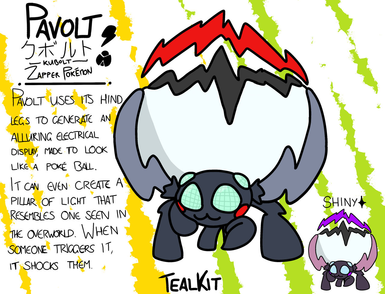Zapper Pokemon Pavolt, the Zapper Pokemon by TealKit on DeviantArt