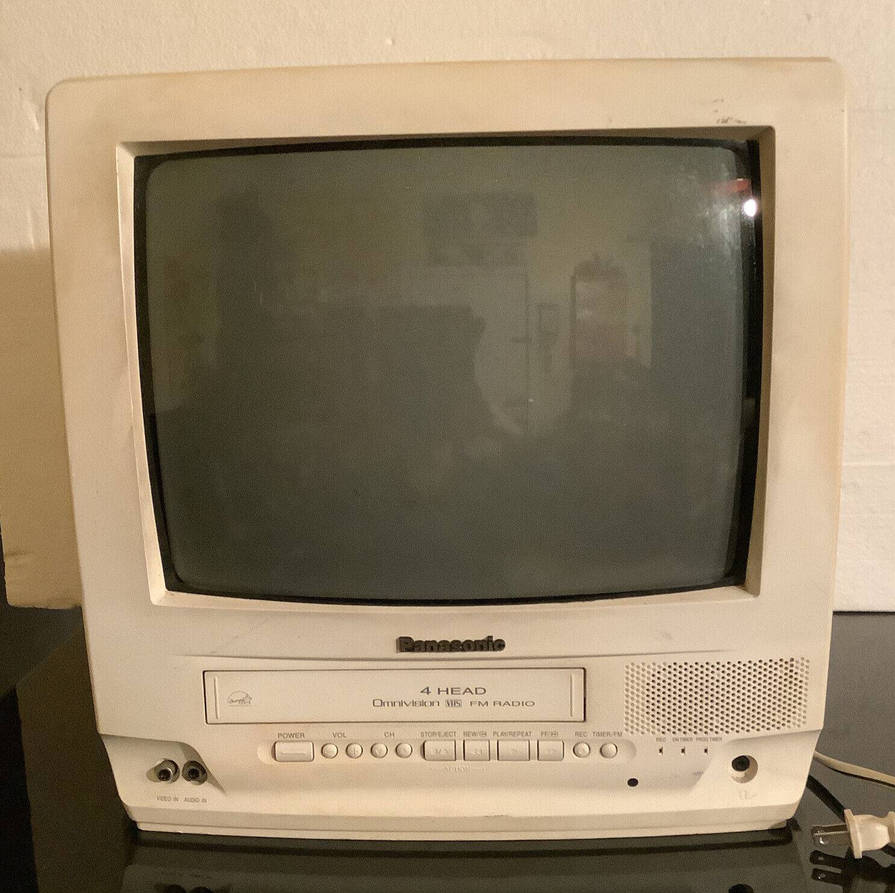 Panasonic CRT TV VHS VCR by 5DALSW on DeviantArt