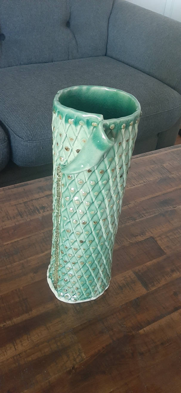 Scale Mail Vase by DearFellow on DeviantArt